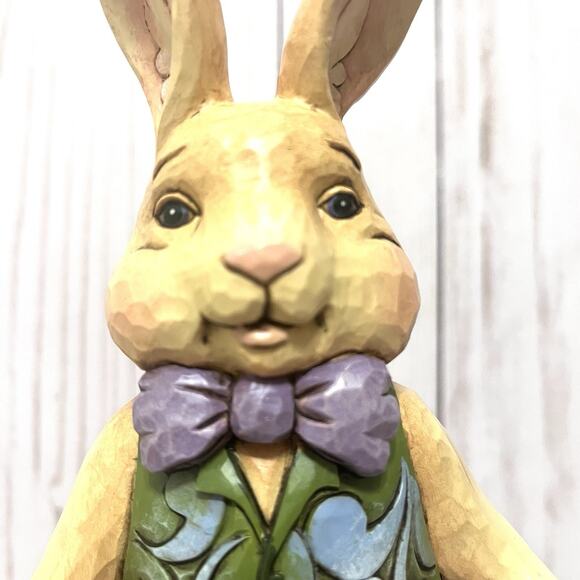 Jim Shore Heartwood Creek Welcome Spring Rabbit Bunny Figurine 2009 4016462 - Picture 7 of 12